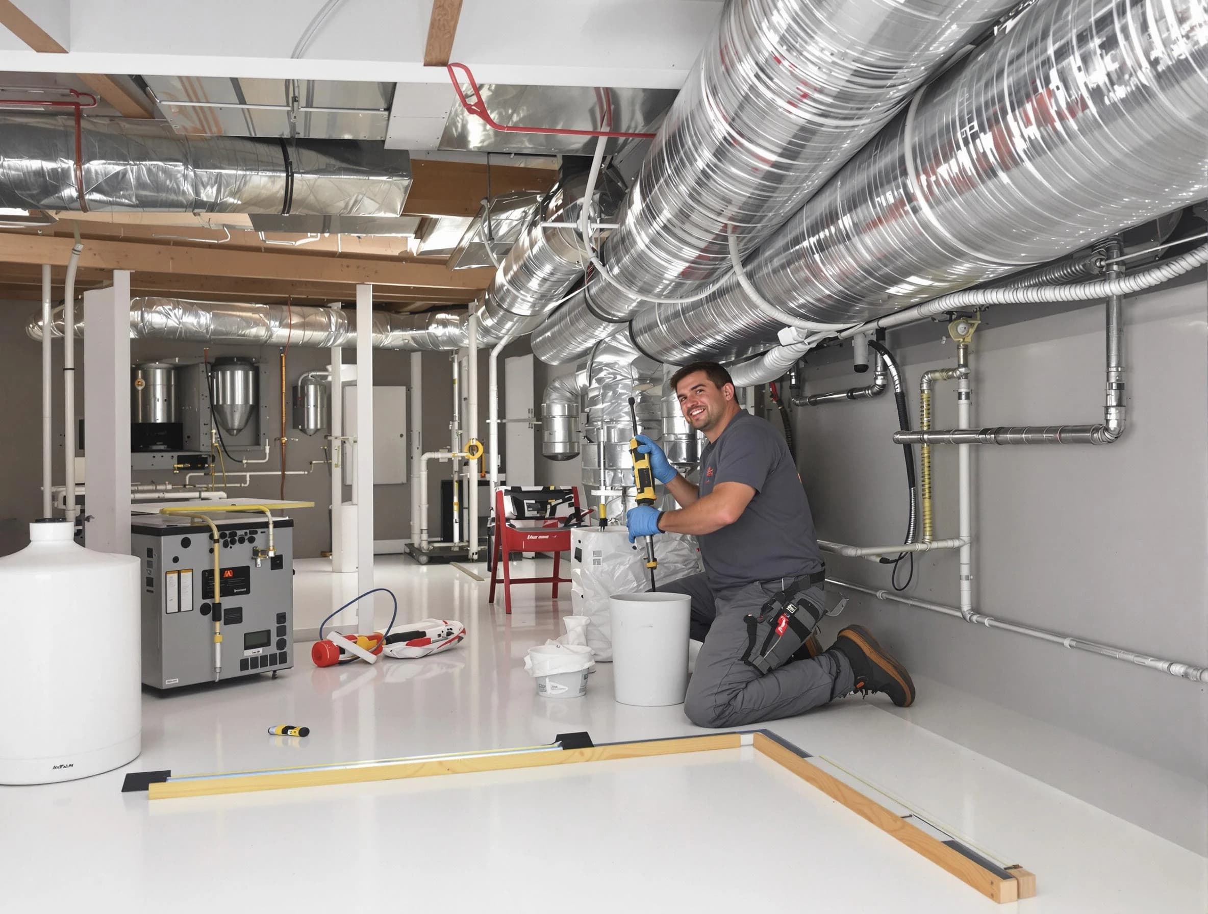Professional duct sealing service by Mount Olive Air Duct Cleaning in Mount Olive