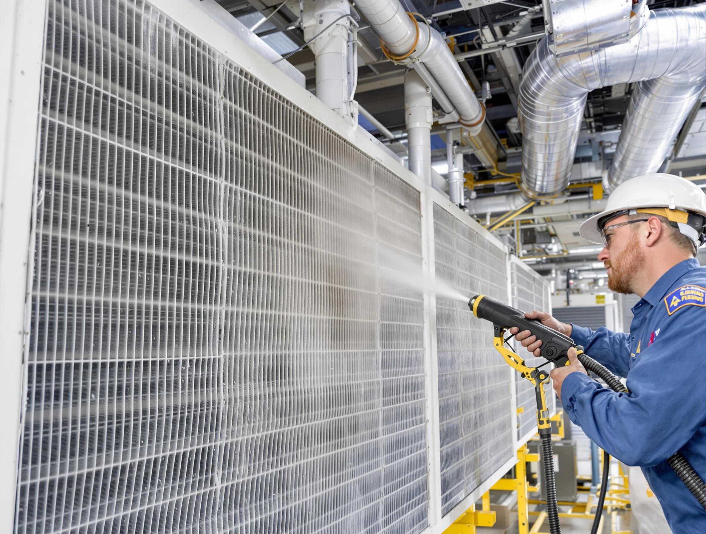 Professional commercial coil cleaning by Mount Olive Air Duct Cleaning in Mount Olive