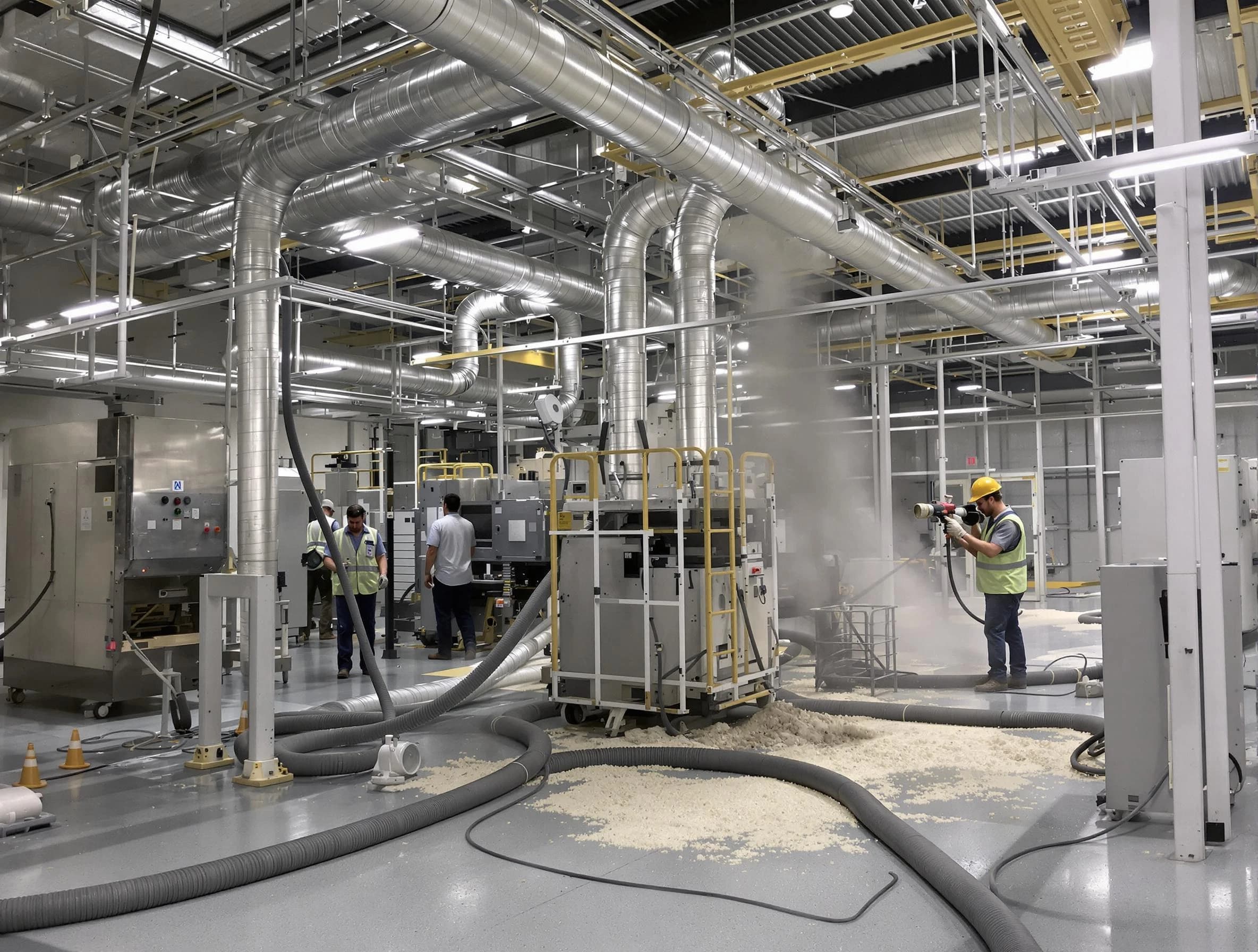 Heavy-duty industrial duct cleaning by Mount Olive Air Duct Cleaning in Mount Olive