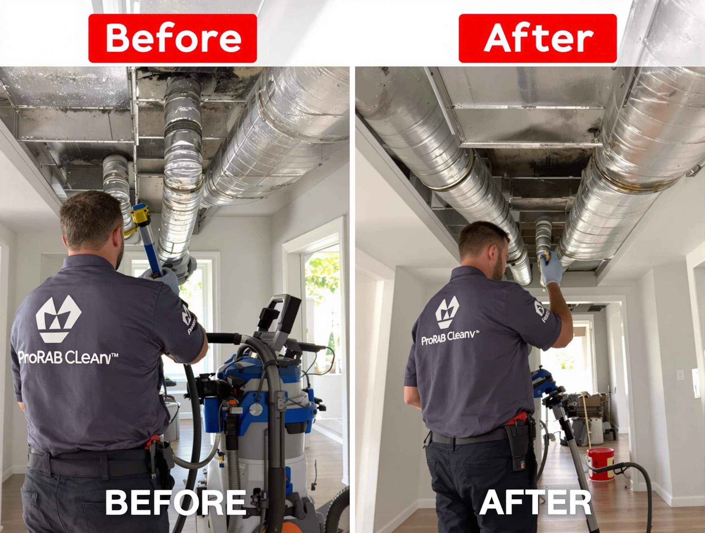 Mount Olive Air Duct Cleaning expert performing thorough residential duct cleaning in a Mount Olive home