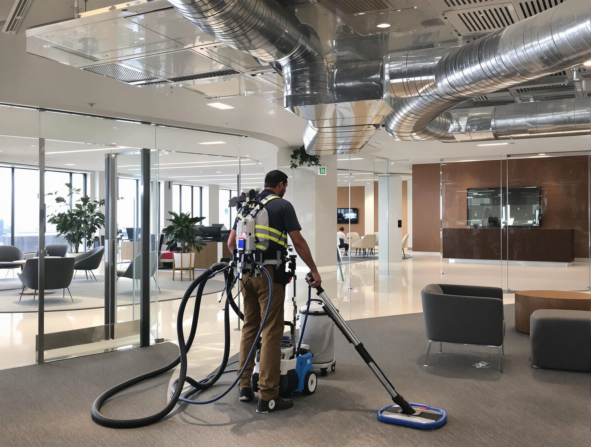 Commercial duct cleaning service by Mount Olive Air Duct Cleaning in Mount Olive